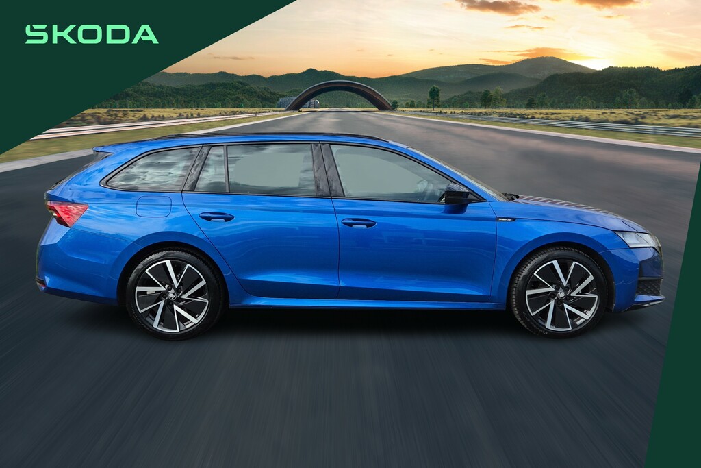Skoda Octavia 1.5 Tsi 150 E-tec Sportline Dsg Blue #4