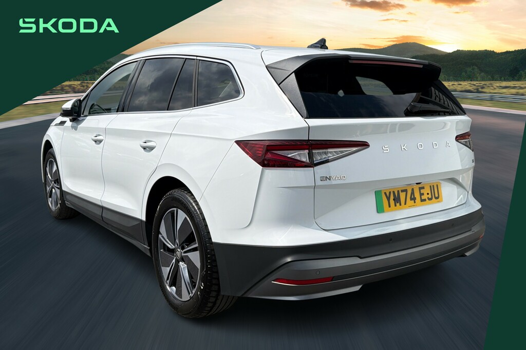 Skoda ENYAQ 210Kw 85 Edition 82Kwh YM74EJU White #3