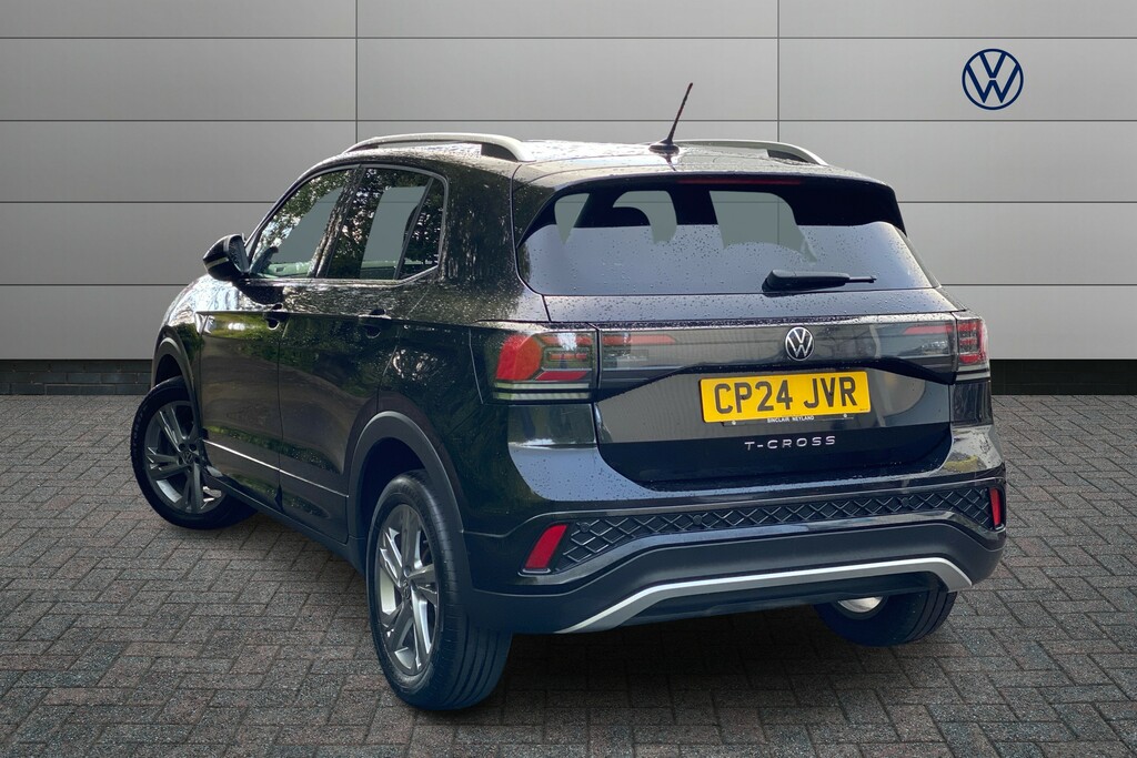 Volkswagen T-Cross 1.0 Tsi 115 R-line CP24JVR Black #3