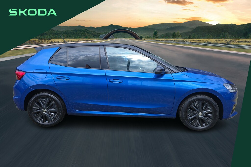 Skoda Fabia 1.0 Tsi Colour Edition BJ22ZKN Blue #4