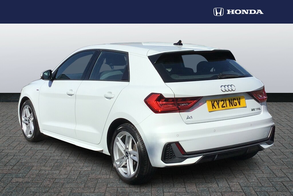 Audi A1 25 Tfsi S Line KY21NGV White #2