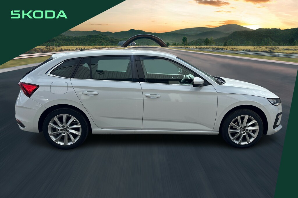Skoda Scala 1.5 Tsi Se L Dsg White #4
