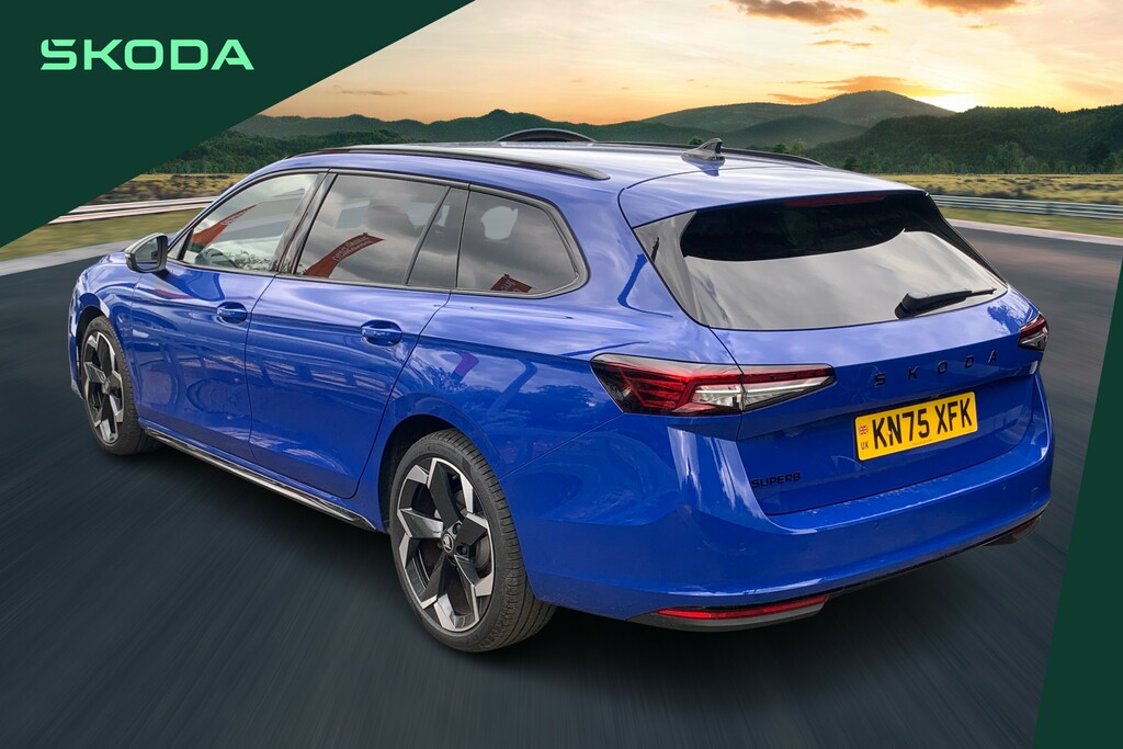 Skoda Superb 2.0 Tsi 204 Sportline Dsg Blue #3