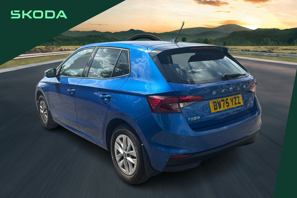 Skoda Fabia 1.0 Tsi Se Edition BW75YZZ Blue #3