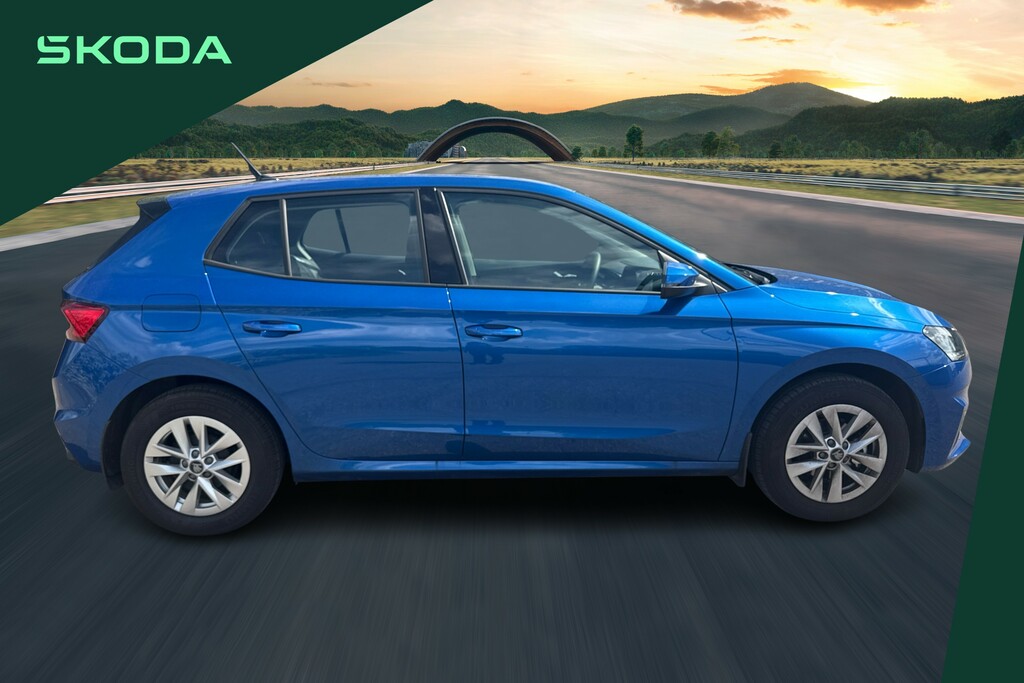 Skoda Fabia 1.0 Tsi Se Edition BW75YZZ Blue #4