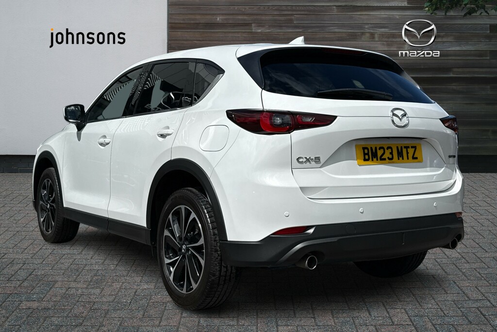 Mazda CX-5 2.0 E-skyactiv G Mhev Exclusive-line BM23MTZ White #2