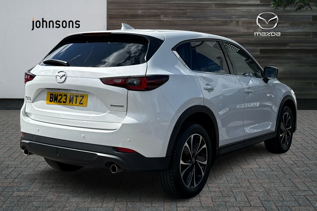 Mazda CX-5 2.0 E-skyactiv G Mhev Exclusive-line BM23MTZ White #5