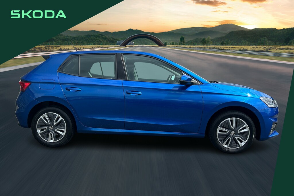 Skoda Fabia 1.0 Tsi Se Comfort DA23WPK Blue #4