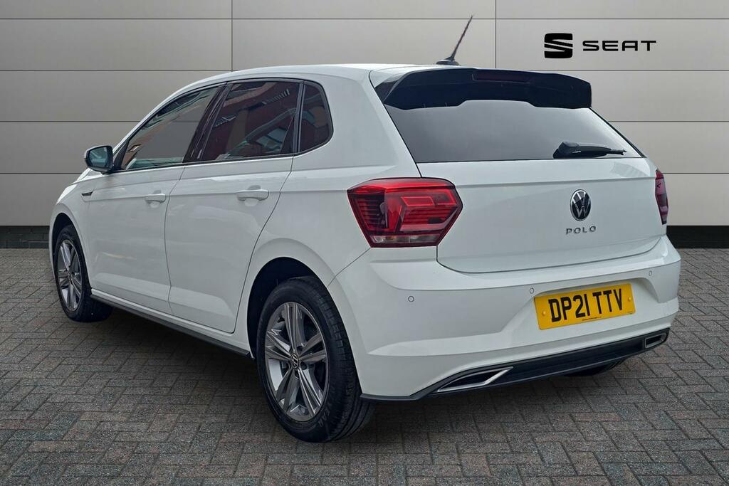 Volkswagen Polo 1.0 Tsi 95 R-line Dsg DP21TTV White #3