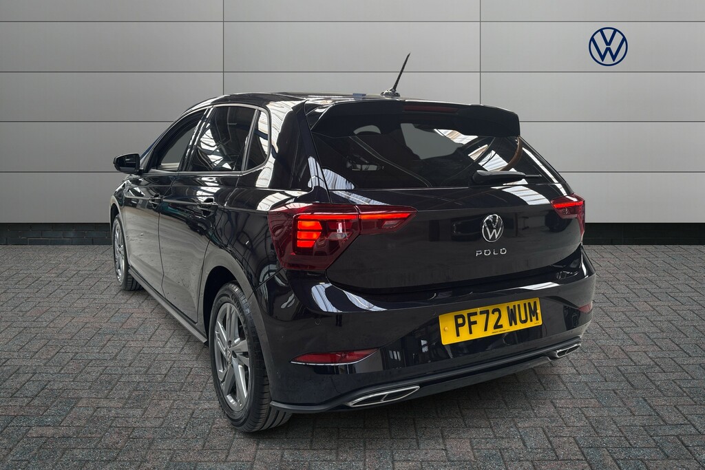 Volkswagen Polo 1.0 Tsi 110 R-line Dsg PF72WUM Black #3