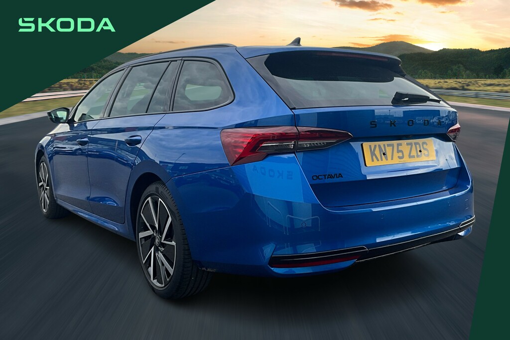 Skoda Octavia 1.5 Tsi 150 E-tec Sportline Dsg Blue #3