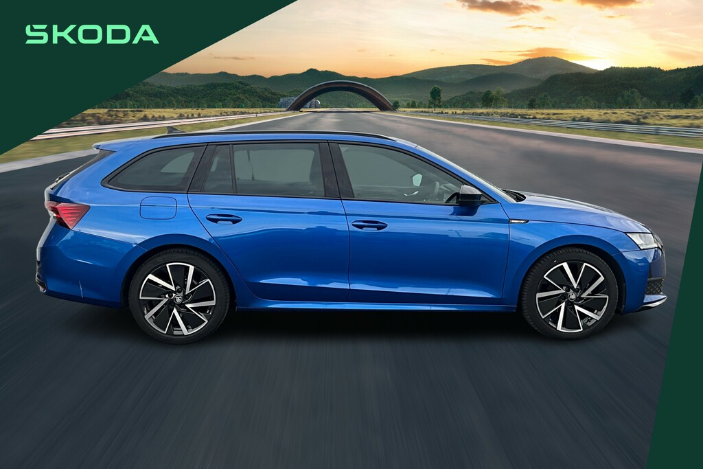Skoda Octavia 1.5 Tsi 150 E-tec Sportline Dsg Blue #4