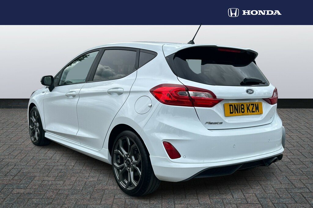 Ford Fiesta 1.0 Ecoboost St-line X DN18KZM White #2