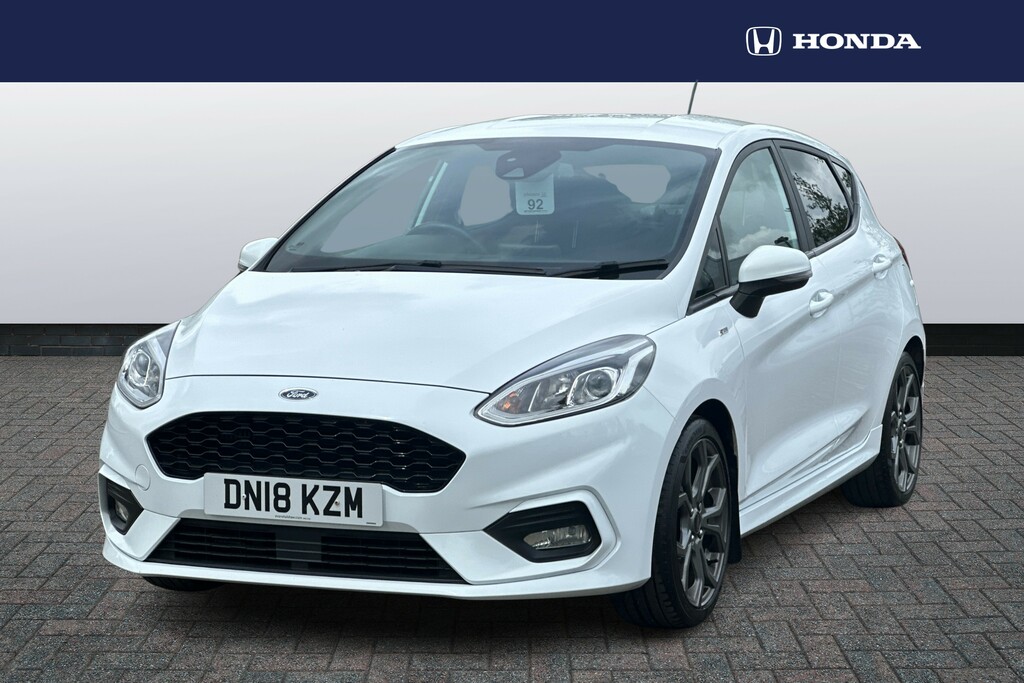 Ford Fiesta 1.0 Ecoboost St-line X DN18KZM White #4