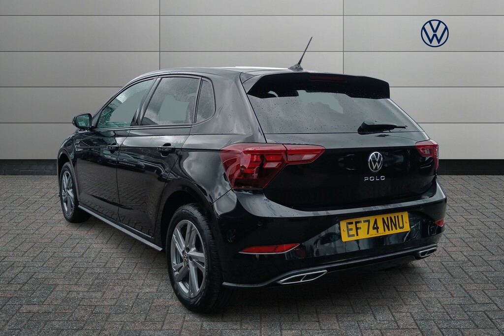 Volkswagen Polo 1.0 Tsi R-line Dsg EF74NNU Black #3