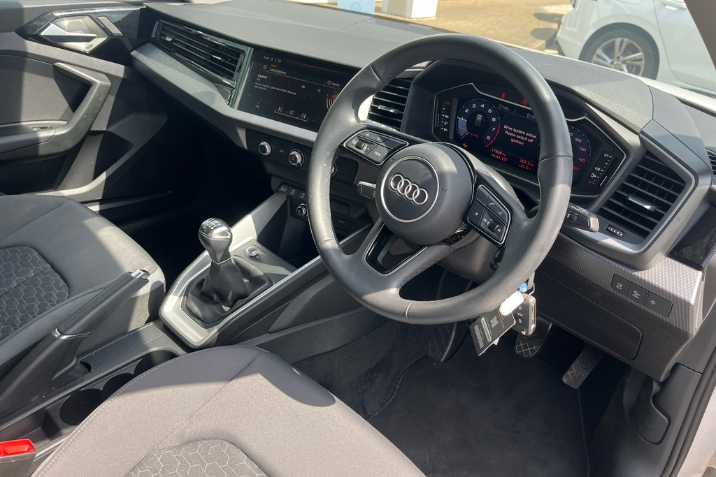 Audi A1 30 Tfsi Sport FT24SXU White #6