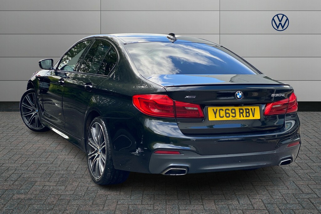 BMW 5 Series 530E Xdrive M Sport YC69RBV Black #3
