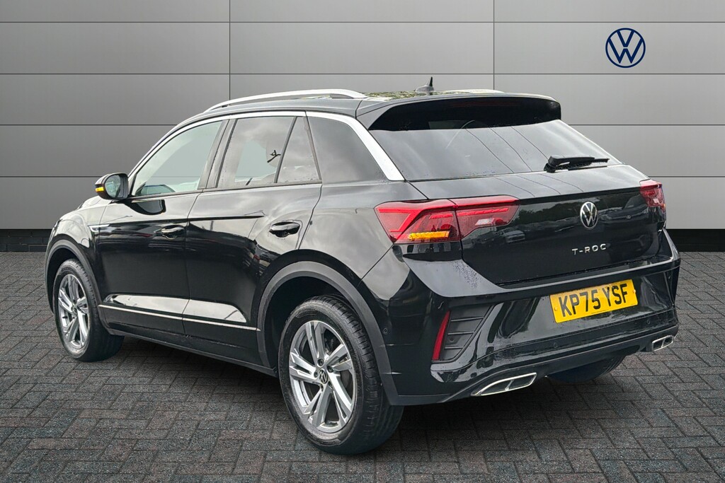 Volkswagen T-Roc 1.5 Tsi R-line Dsg KP75YSF Black #3