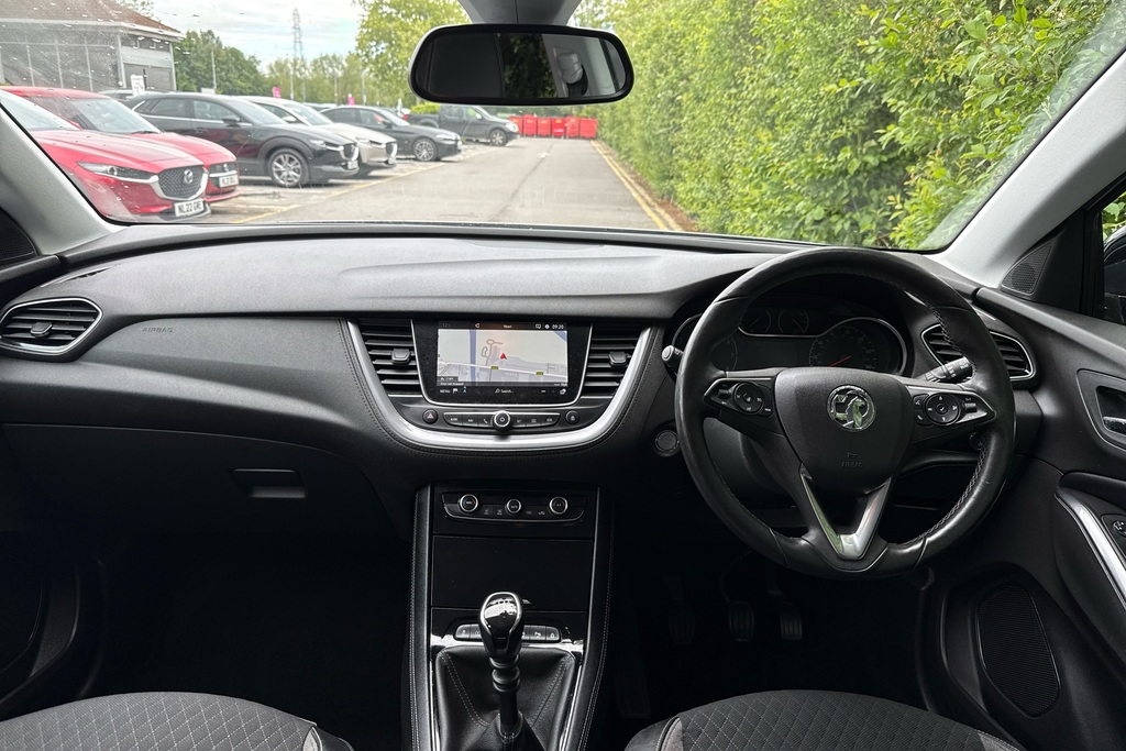 Vauxhall Grandland X 1.2 Turbo Sport Nav RV68JXH Grey #3
