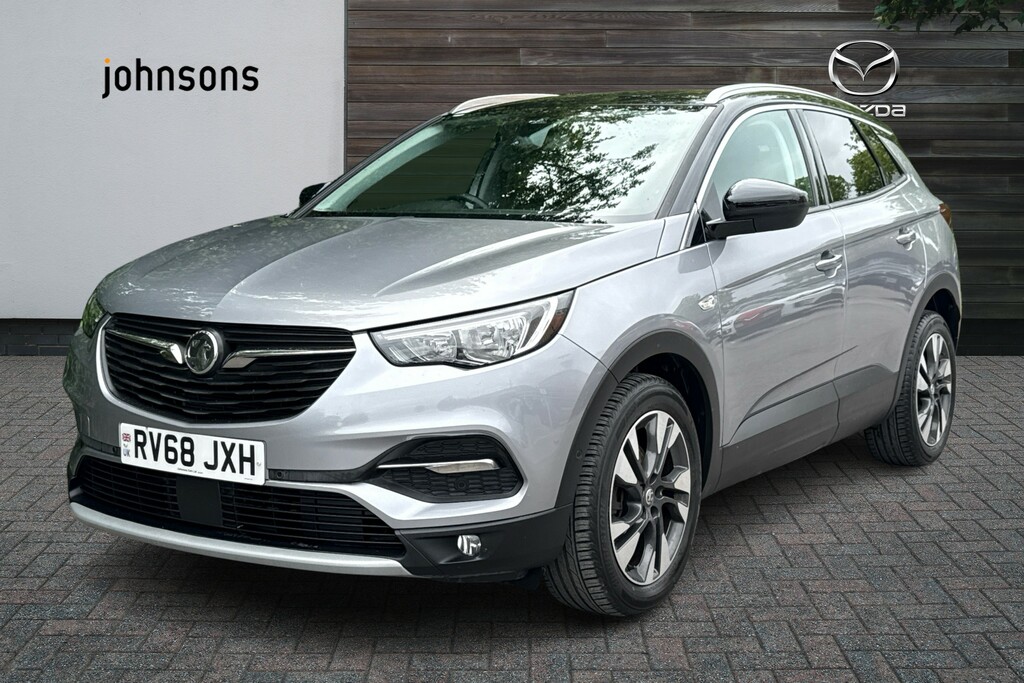 Vauxhall Grandland X 1.2 Turbo Sport Nav RV68JXH Grey #4