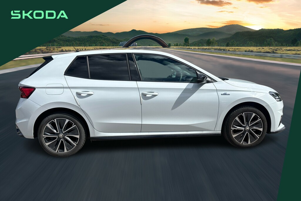 Skoda Fabia 1.0 Tsi 110 Monte Carlo White #5