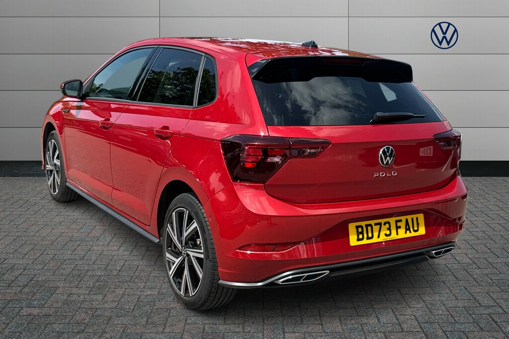 Volkswagen Polo 1.0 Tsi 110 R-line Dsg BD73FAU Red #3