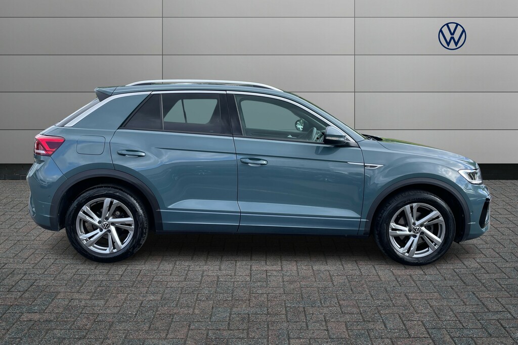 Volkswagen T-Roc 1.5 Tsi R-line Dsg FG23HZL Blue #4