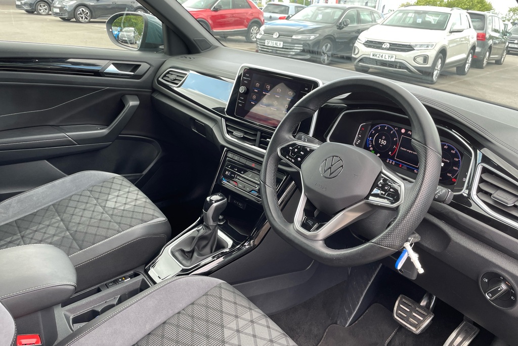 Volkswagen T-Roc 1.5 Tsi R-line Dsg FG23HZL Blue #6