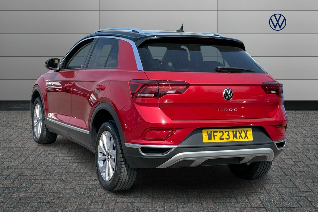 Volkswagen T-Roc 1.5 Tsi Style Dsg WF23MXX Red #3