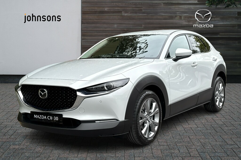 Mazda CX-30 2.5 E-skyactiv G Mhev 140 Exclusive-line OV75PUX White #4