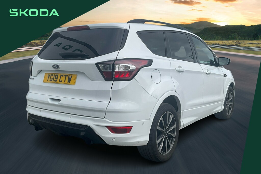 Ford Kuga 1.5 Tdci St-line 2Wd YG19CTW White #3
