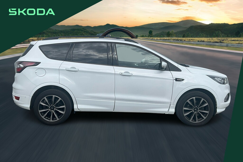 Ford Kuga 1.5 Tdci St-line 2Wd YG19CTW White #4