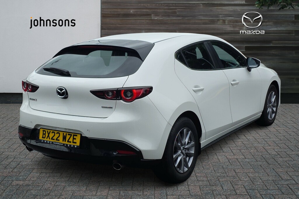 Mazda 3 2.0 E-skyactiv G Mhev Se-l BX22WZE White #5