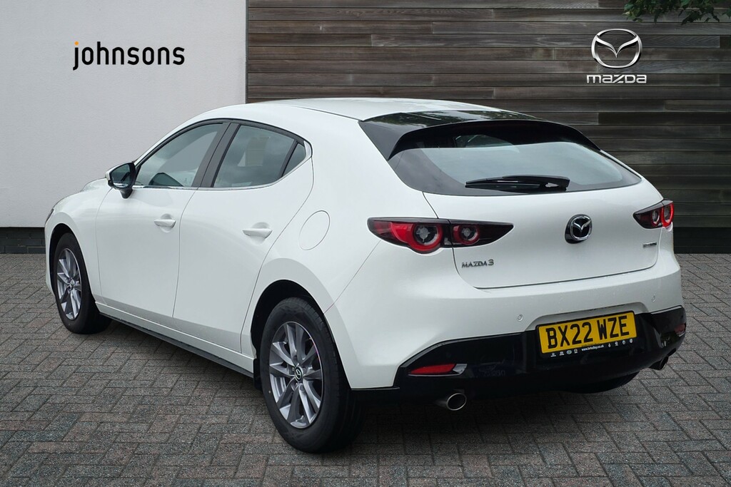 Mazda 3 2.0 E-skyactiv G Mhev Se-l BX22WZE White #2