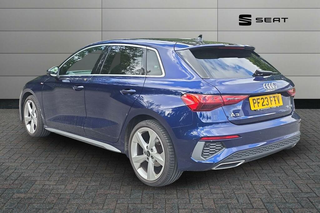 Audi A3 35 Tfsi S Line PF23FTV Blue #3