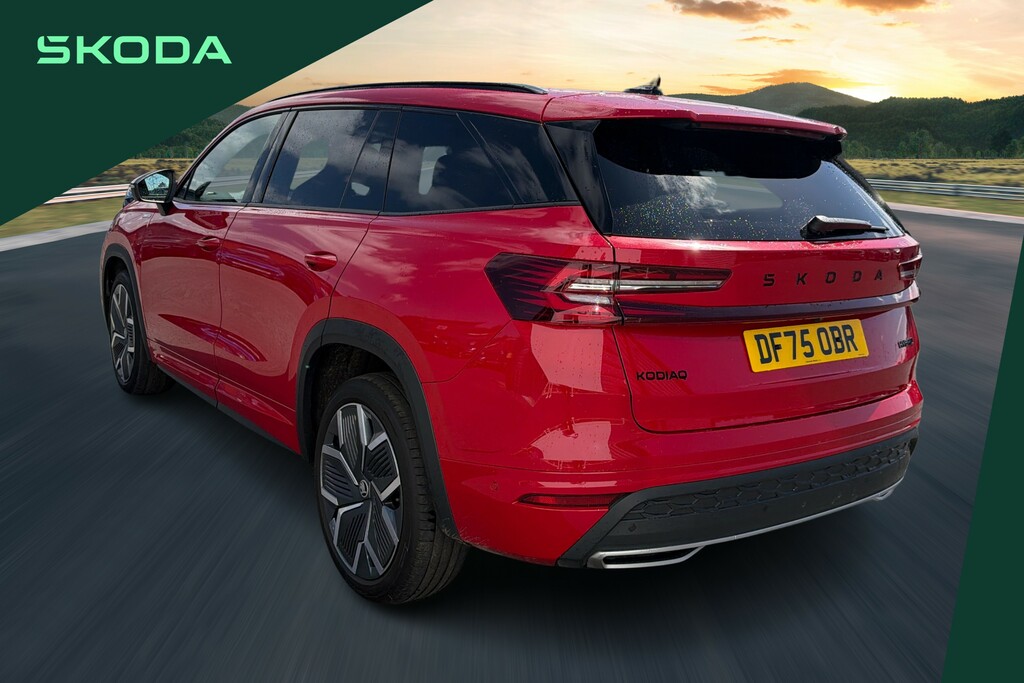 Skoda Kodiaq 1.5 Tsi E-tec Sportline Dsg 7 Seat DF75OBR Red #3