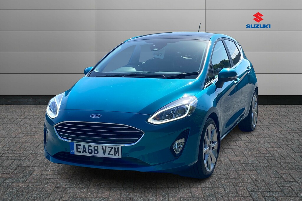 Ford Fiesta 1.0 Ecoboost Titanium X EA68VZM Blue #4