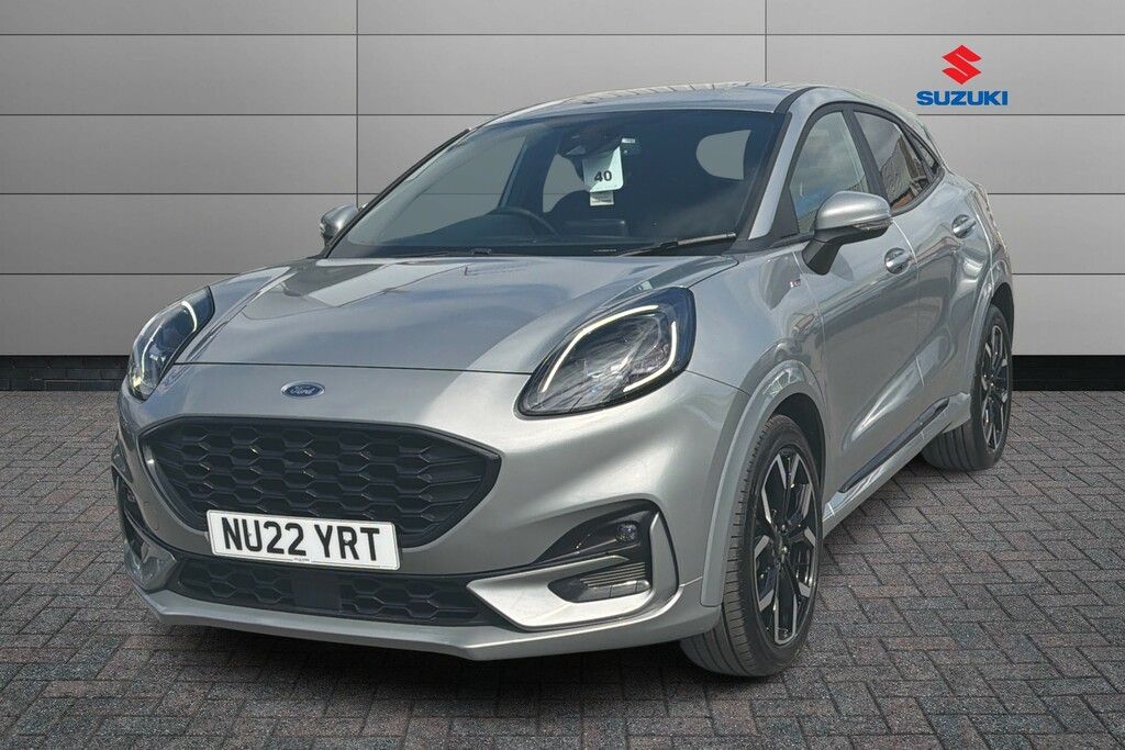 Ford Puma 1.0 Ecoboost Hybrid Mhev 155 St-line X NU22YRT Silver #4