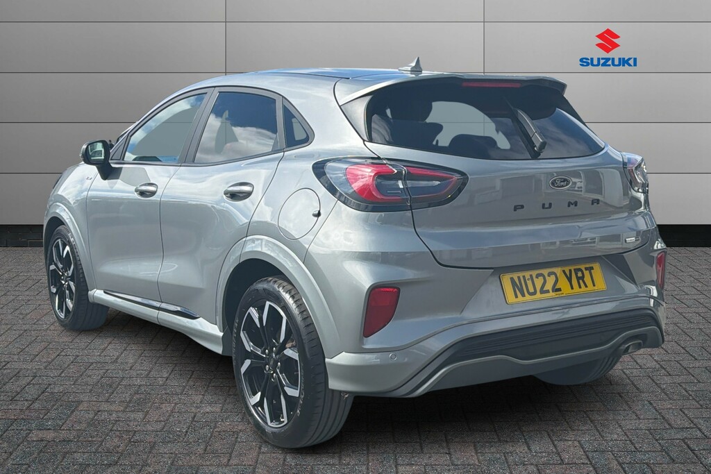 Ford Puma 1.0 Ecoboost Hybrid Mhev 155 St-line X NU22YRT Silver #2