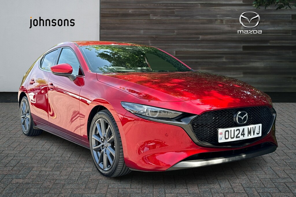 Mazda 3 2.0 E-skyactiv G Mhev Exclusive-line Red