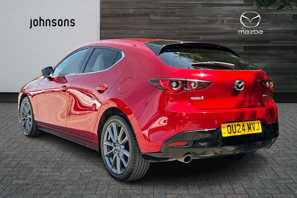 Mazda 3 2.0 E-skyactiv G Mhev Exclusive-line OU24MVJ Red #2