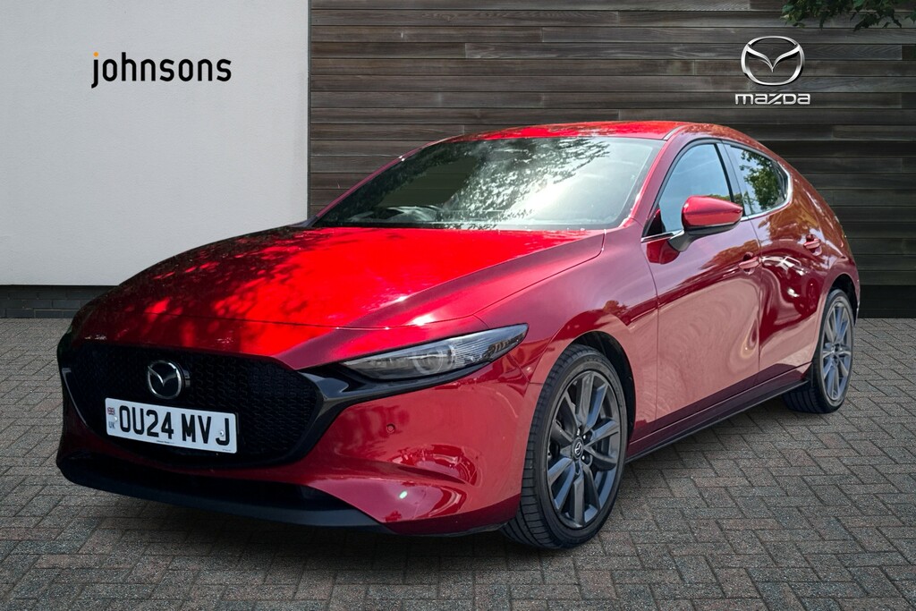 Mazda 3 2.0 E-skyactiv G Mhev Exclusive-line OU24MVJ Red #4