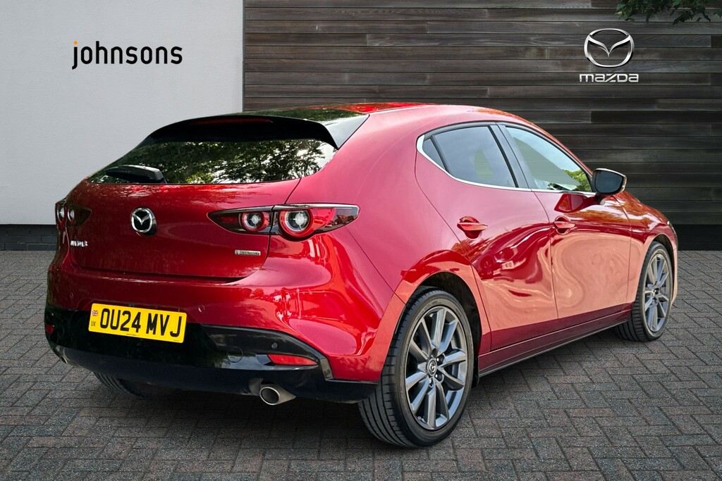 Mazda 3 2.0 E-skyactiv G Mhev Exclusive-line OU24MVJ Red #5