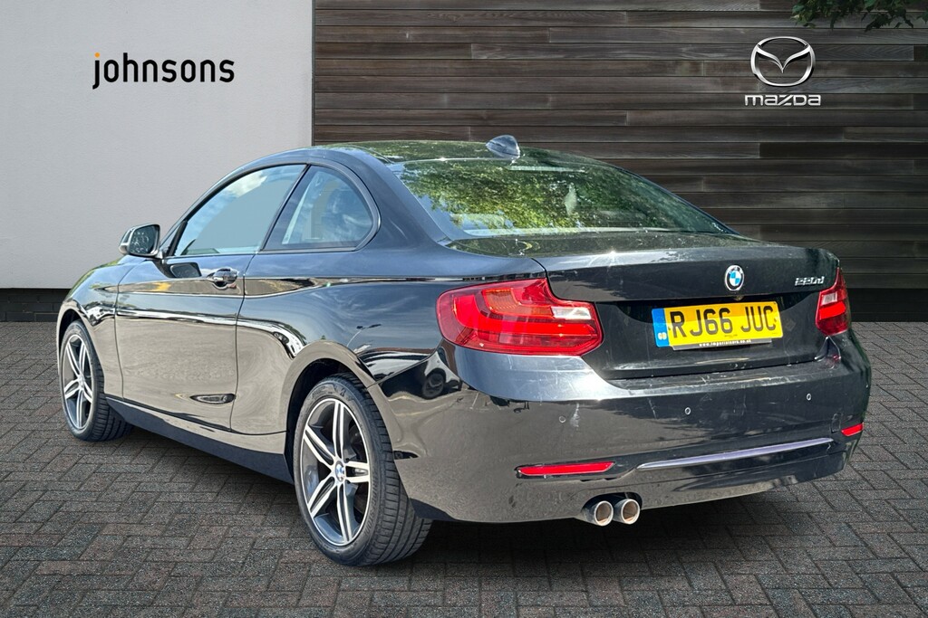 BMW 2 Series 220D 190 Sport Nav Step RJ66JUC Black #2