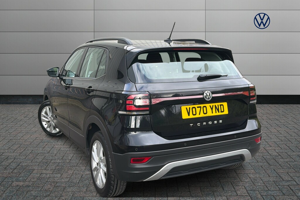 Volkswagen T-Cross 1.0 Tsi 115 Se VO70YND Black #3