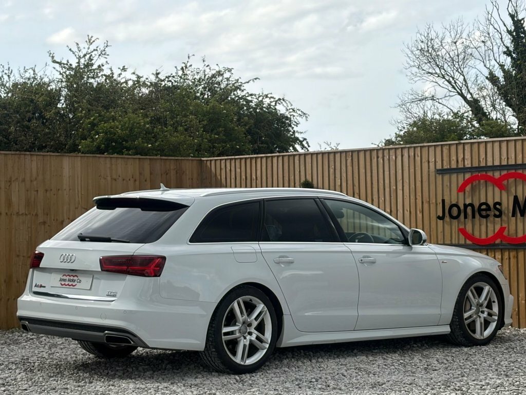 Audi A6 Avant 3L Black Edition White #6