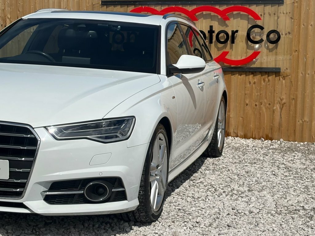Audi A6 Avant 2L Black Edition White #5