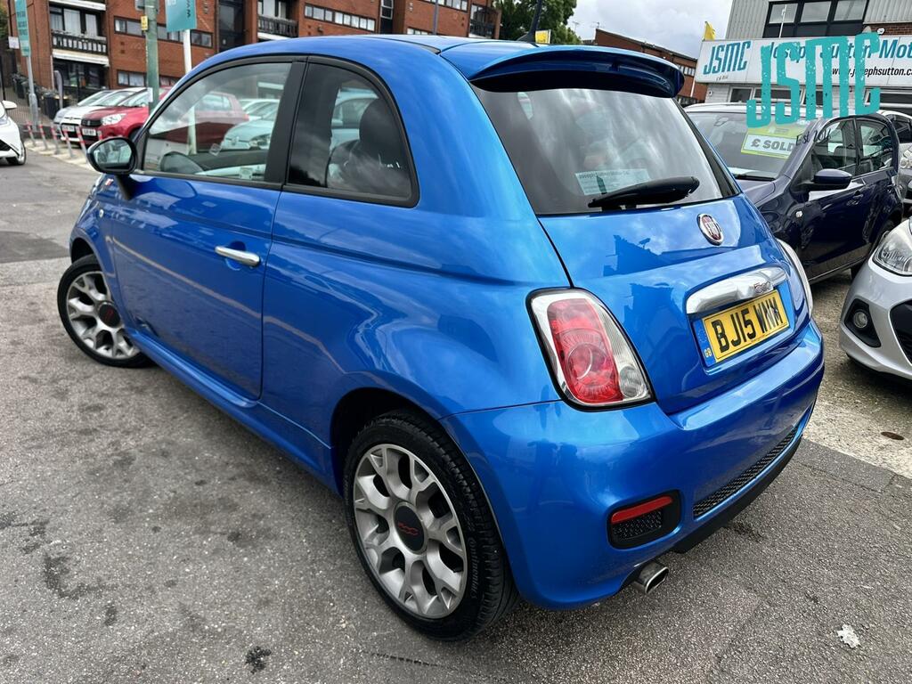 Fiat 500 1.2 S Hatchback Euro 6 S S 69 BJ15WNM Blue #3