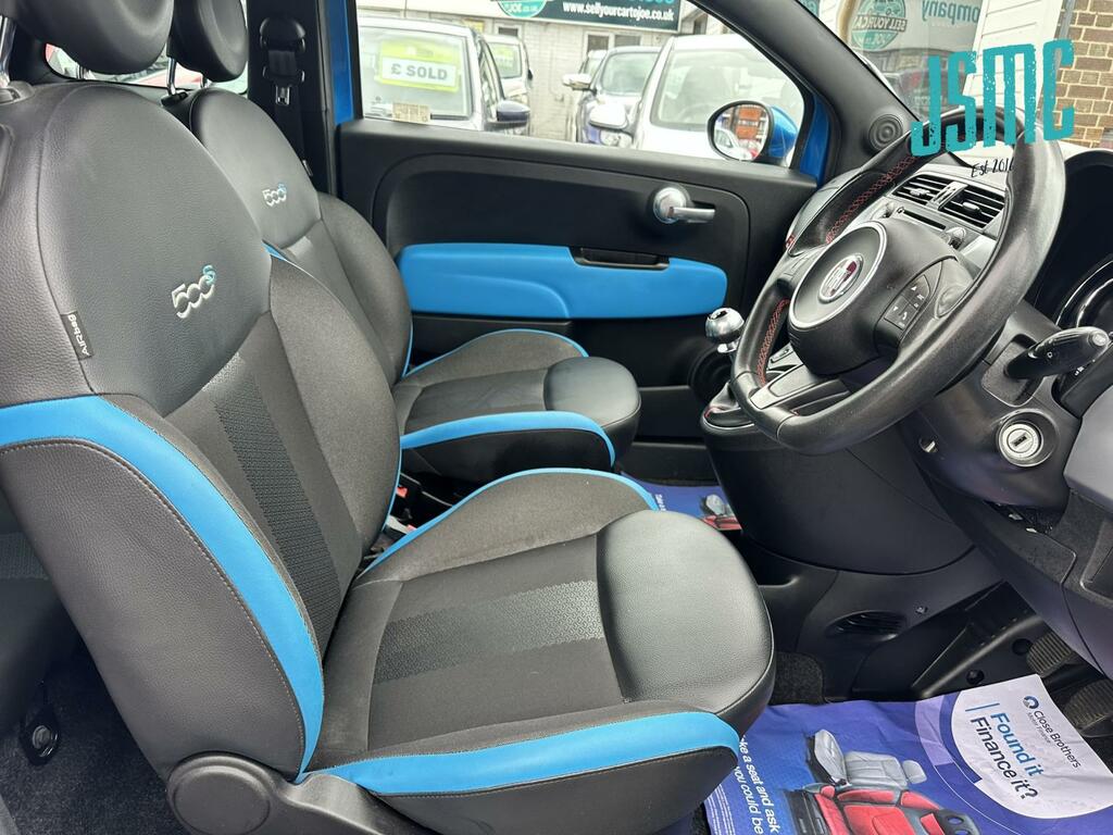 Fiat 500 1.2 S Hatchback Euro 6 S S 69 BJ15WNM Blue #6