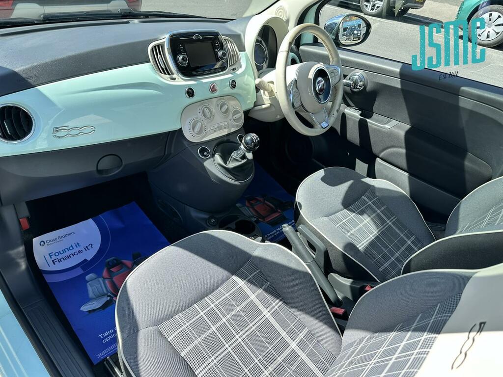 Fiat 500 1.2 Lounge Hatchback Euro 6 S S WD16FZL Green #2